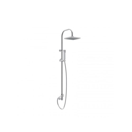 Dual shower sistem chrome pravokutni ABS 200×200 mm TEOREMA (15265)